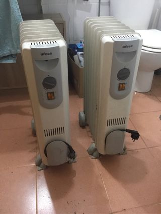 2 Calefactores Ufesa Aceite 1500W