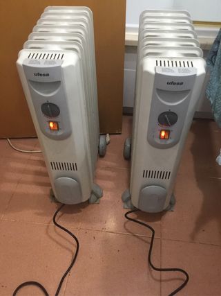 2 Calefactores Ufesa Aceite 1500W