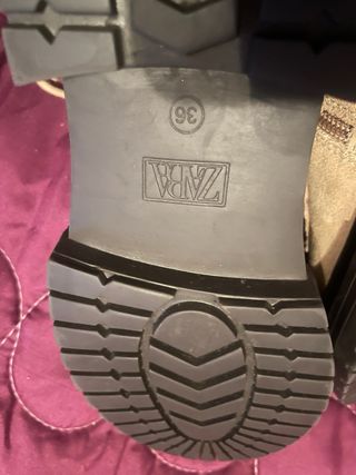 Botas militares camurça bege