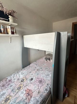 Cama Tren con Armario y Cajones