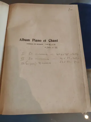 Colección Partituras Piano y Canto