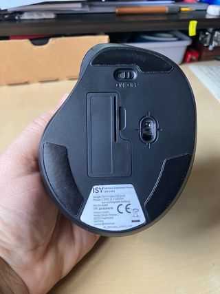 Ratón Ergonómico Vertical ISY IEM 1001 Negro