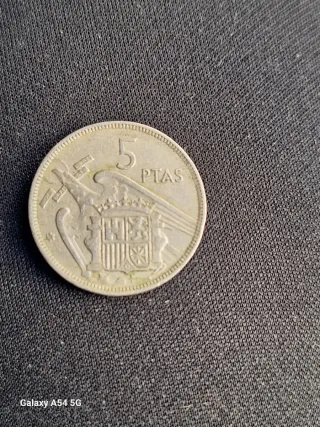 5 Pesetas 1957 España