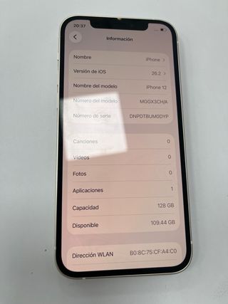 iPhone 12 128GB Plata