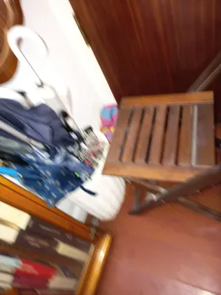 Silla de madera plegable