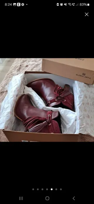 Botines Burdeos Talla 36