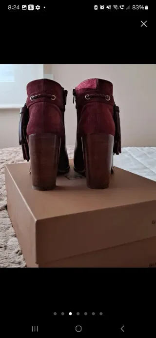 Botines Burdeos Talla 36