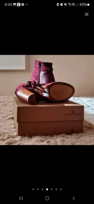 Botines Burdeos Talla 36