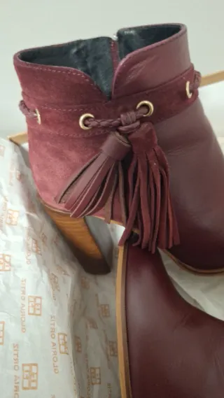 Botines Burdeos Talla 36