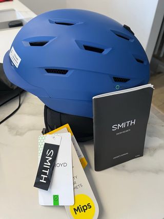 Casco Smith Level True Blue Talla S