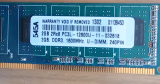 Memoria RAM Hynix 2GB DDR3 1600MHz