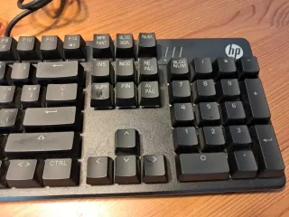 Teclado Mecánico HP Negro, español, numérico