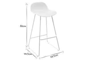 2 TABURETES BLANCOS MODERNOS! (Nuevos, sin abrir)