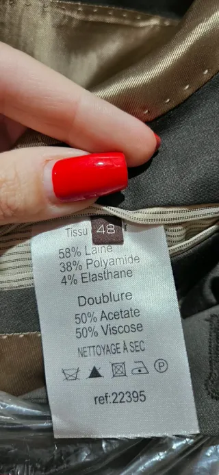 Traje Calvin Klein Hombre Gris Oscuro