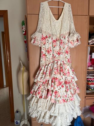 Vestido Flamenca Talla XL
