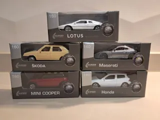 5 Coches Super 9 Escala 1:60