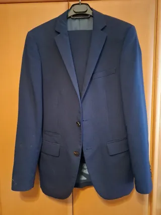Traje de chaqueta azul