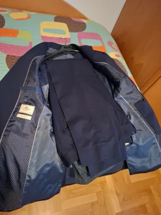 Traje de chaqueta azul