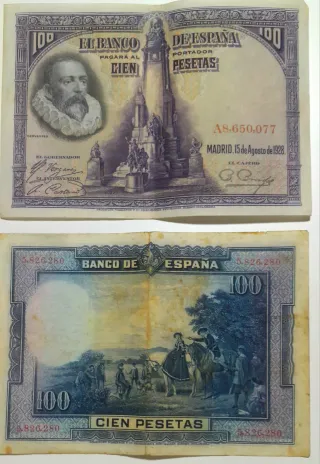 Billete 100 pesetas Banco de España 1928
