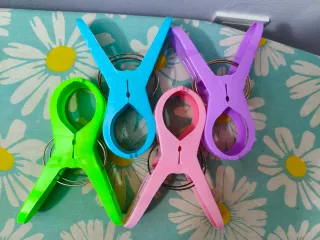 4 Pinzas Ropa Extragrandes