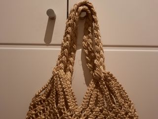 Bolso artesanal macramé cuerda
