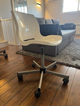 Pack 2 sillas giratoria blanca Ikea