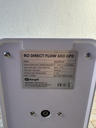 Sistema de ósmosis Ibergrif