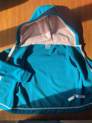 Sudadera Trangoworld Niña verde azulado.