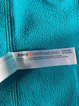 Sudadera Trangoworld Niña verde azulado.