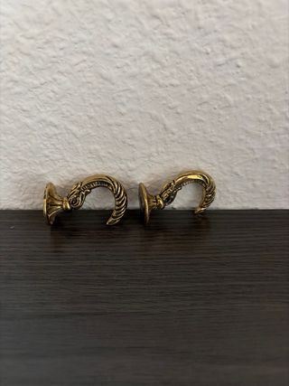 Sujetacortinas Vintage Metal Dorado