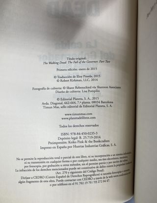 The Walking Dead. La Caída del Gobernador 2 Parte