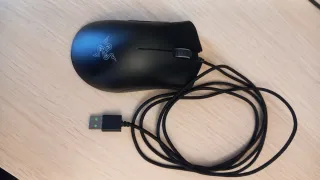 Ratón Razer Negro y Verde