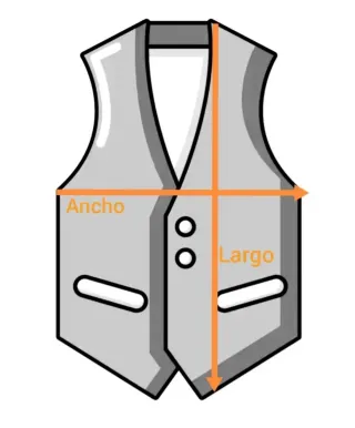 CHALECO MARRON MUJER XXXL