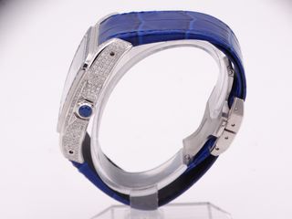 CARTIER Santos 100 XL 2656 Diamantes y Zafiros