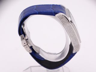 CARTIER Santos 100 XL 2656 Diamantes y Zafiros