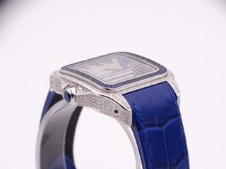CARTIER Santos 100 XL 2656 Diamantes y Zafiros