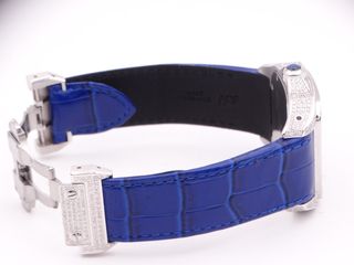 CARTIER Santos 100 XL 2656 Diamantes y Zafiros