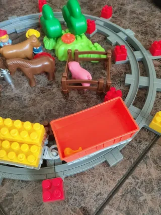 Tren de granja infantil