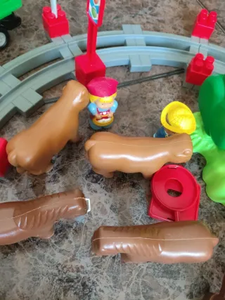 Tren de granja infantil