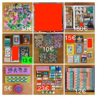 Lotes de gomas de borrar vintage