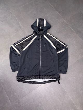 Sudadera Asics con cremallera gris S