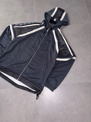 Sudadera Asics con cremallera gris S