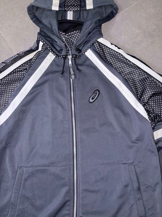 Sudadera Asics con cremallera gris S