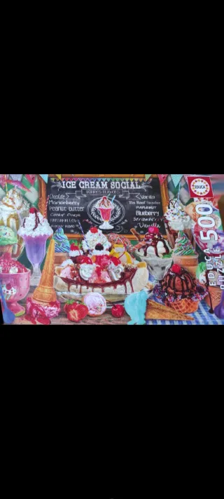 Puzzle Educa 500 piezas Ice Cream Social