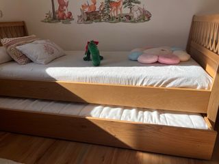 Conjunto 2 camas armario y supletoria