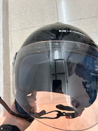 Casco Moto Scooter Talla XS Negro