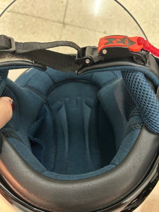 Casco Moto Scooter Talla XS Negro