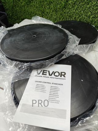 Postes separadores 4 unidades - Vevor