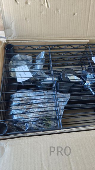 Carrito de Almacenamiento de Metal de 4 Niveles