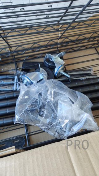 Carrito de Almacenamiento de Metal de 4 Niveles